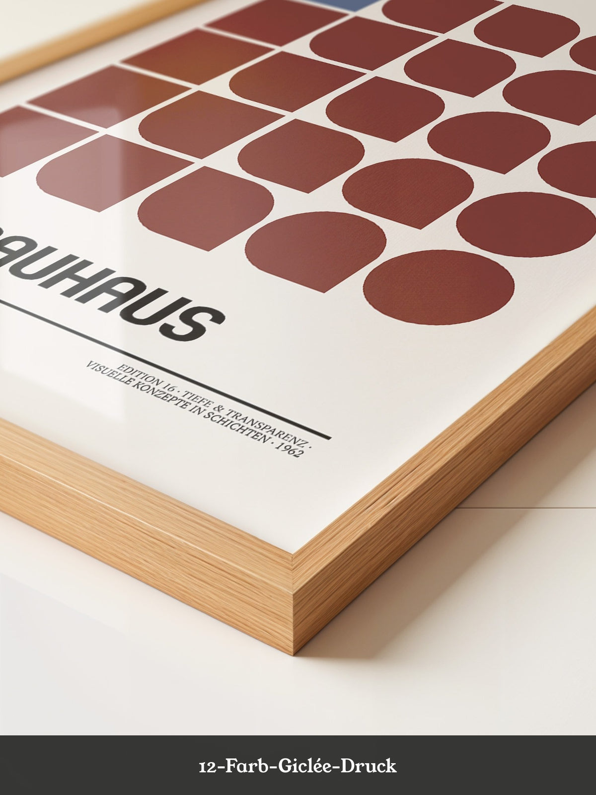 Bauhaus Geometrie Retro Braun