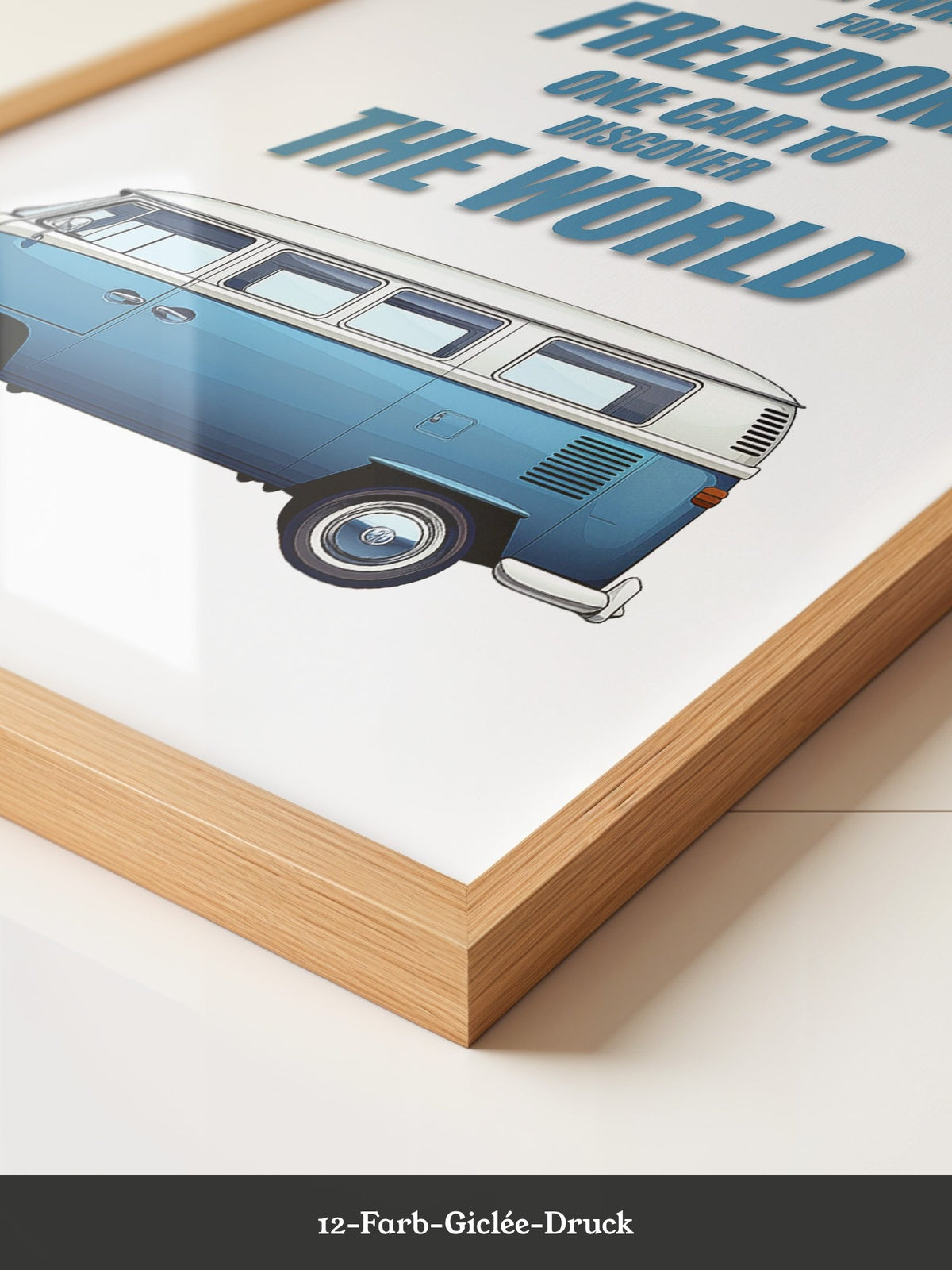 VW Bus Illustration Retro