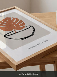 Monstera Blatt Minimal