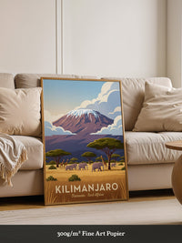 Kilimanjaro Savanne Illustration