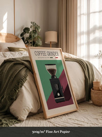 Kaffeemühle Retro Farben