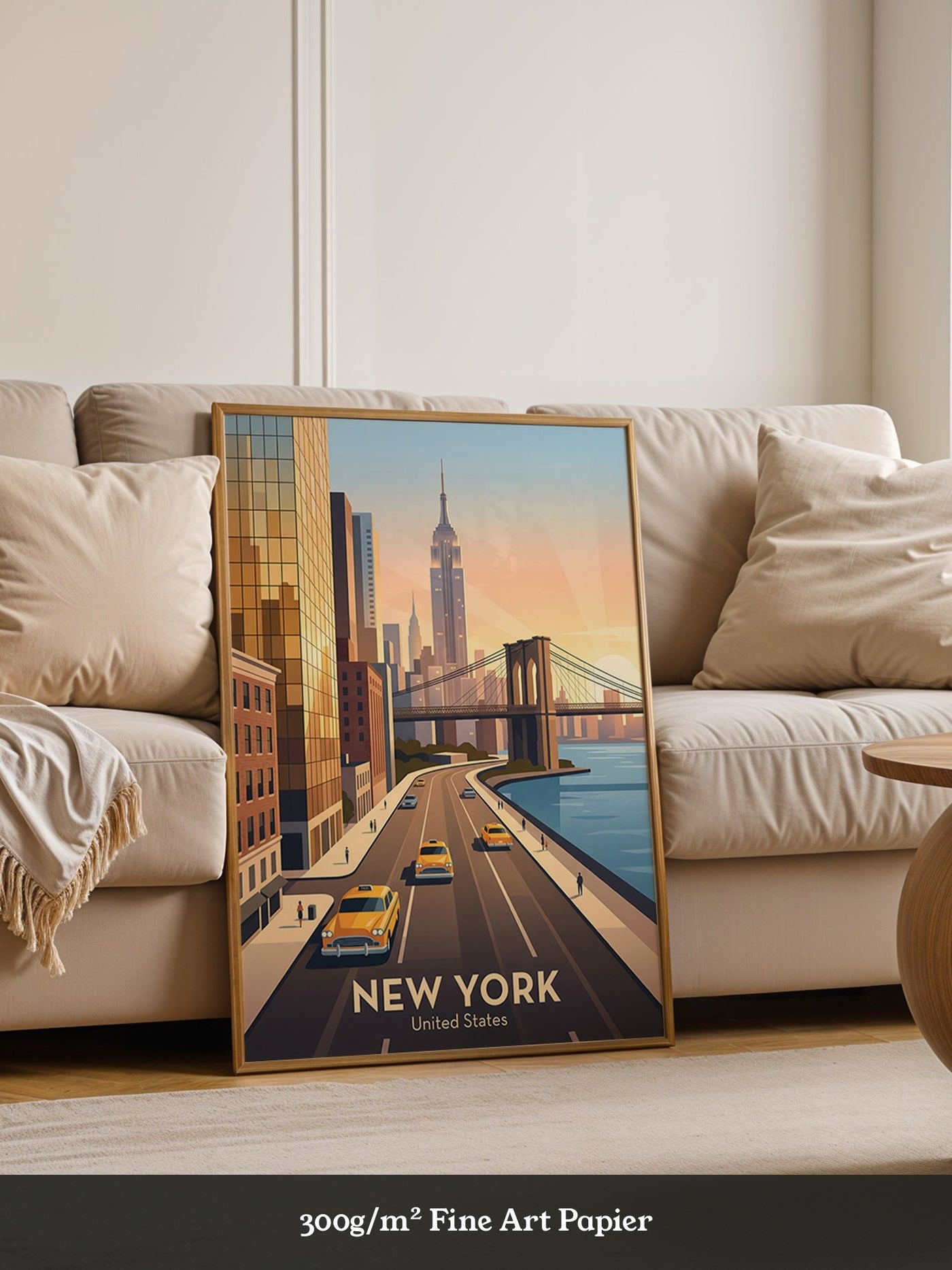 Brooklyn Bridge Retro-Stil