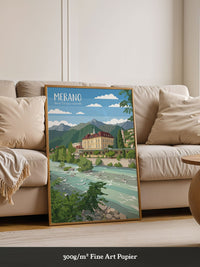 Merano Illustration Architektur