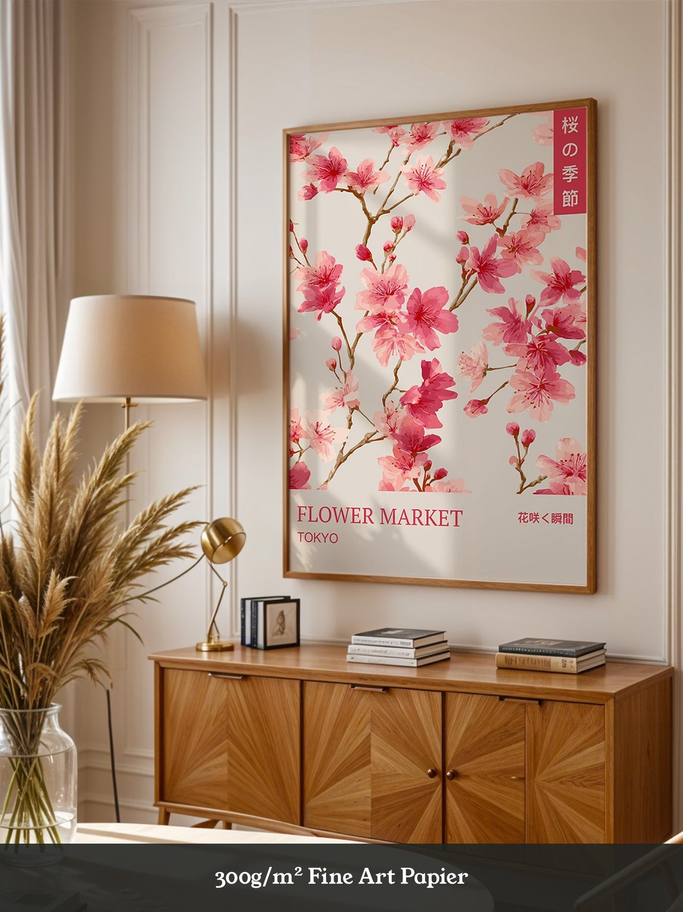 Kirschblüten Aquarell Rosa