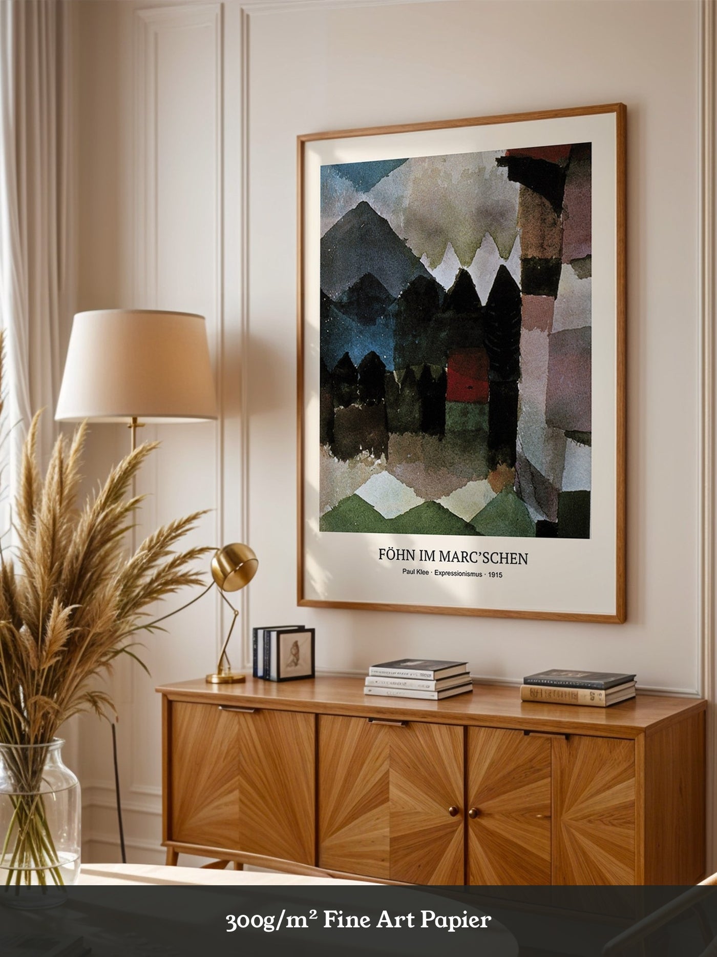 Berglandschaft Aquarell abstrakt