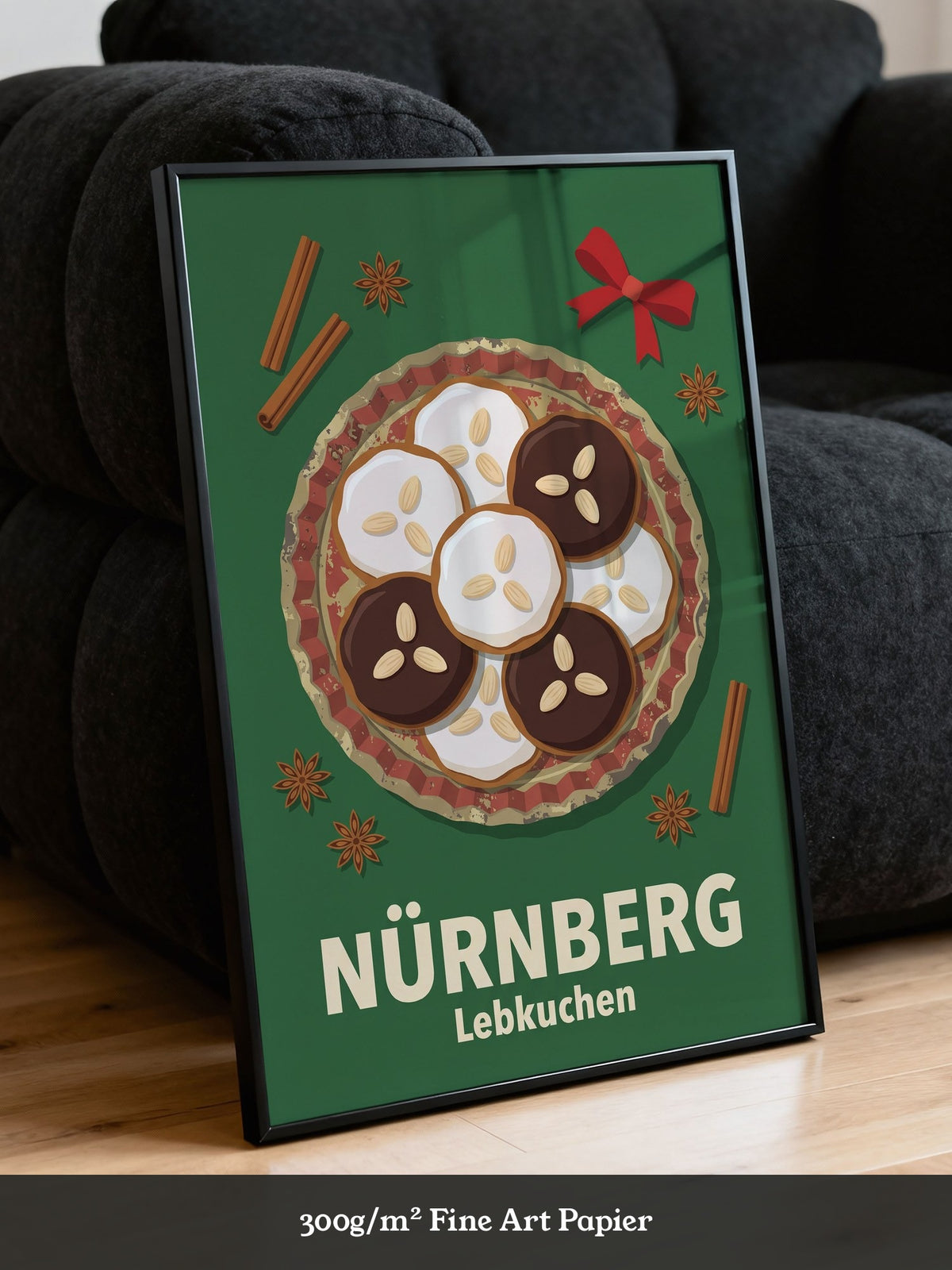 Nürnberg Lebkuchen Illustration