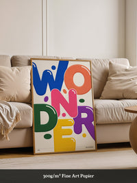 Bunte Buchstaben Wunder