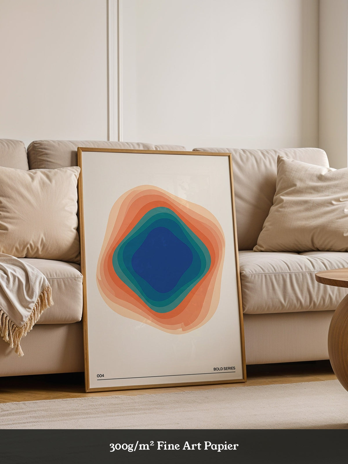 Farbwirbel Blau-Orange Harmonie
