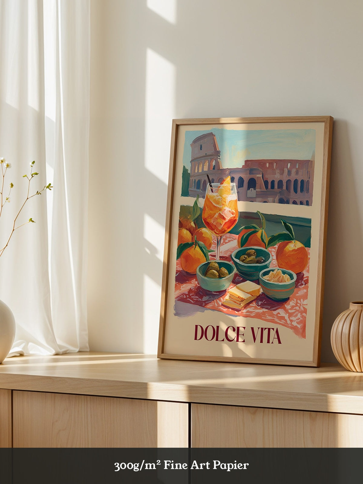 Aperol Spritz Colosseum Malerei