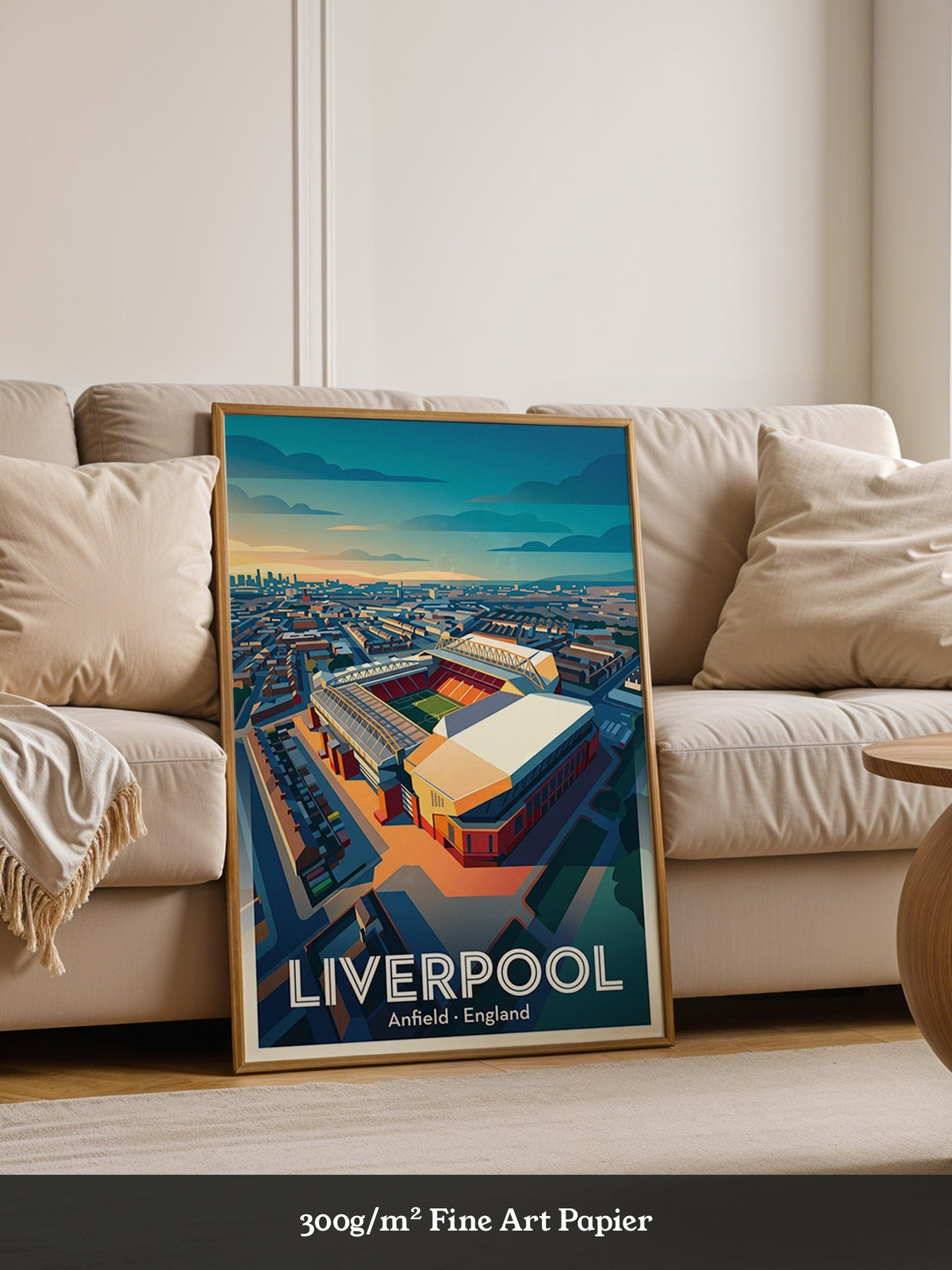 Anfield Stadium Sonnenuntergang