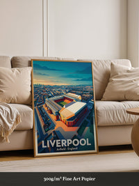 Anfield Stadium Sonnenuntergang