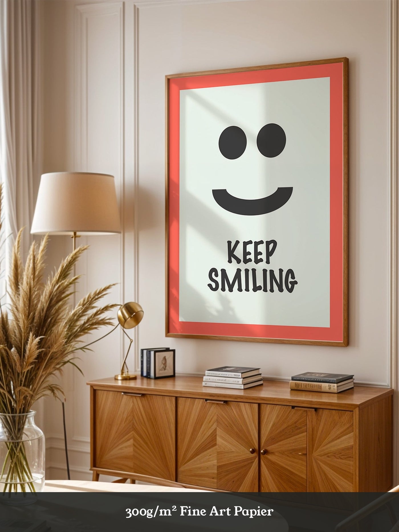 Smiley Gesicht minimalistisch