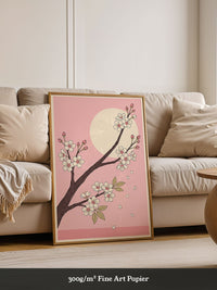 Kirschblüte Mond Rosa
