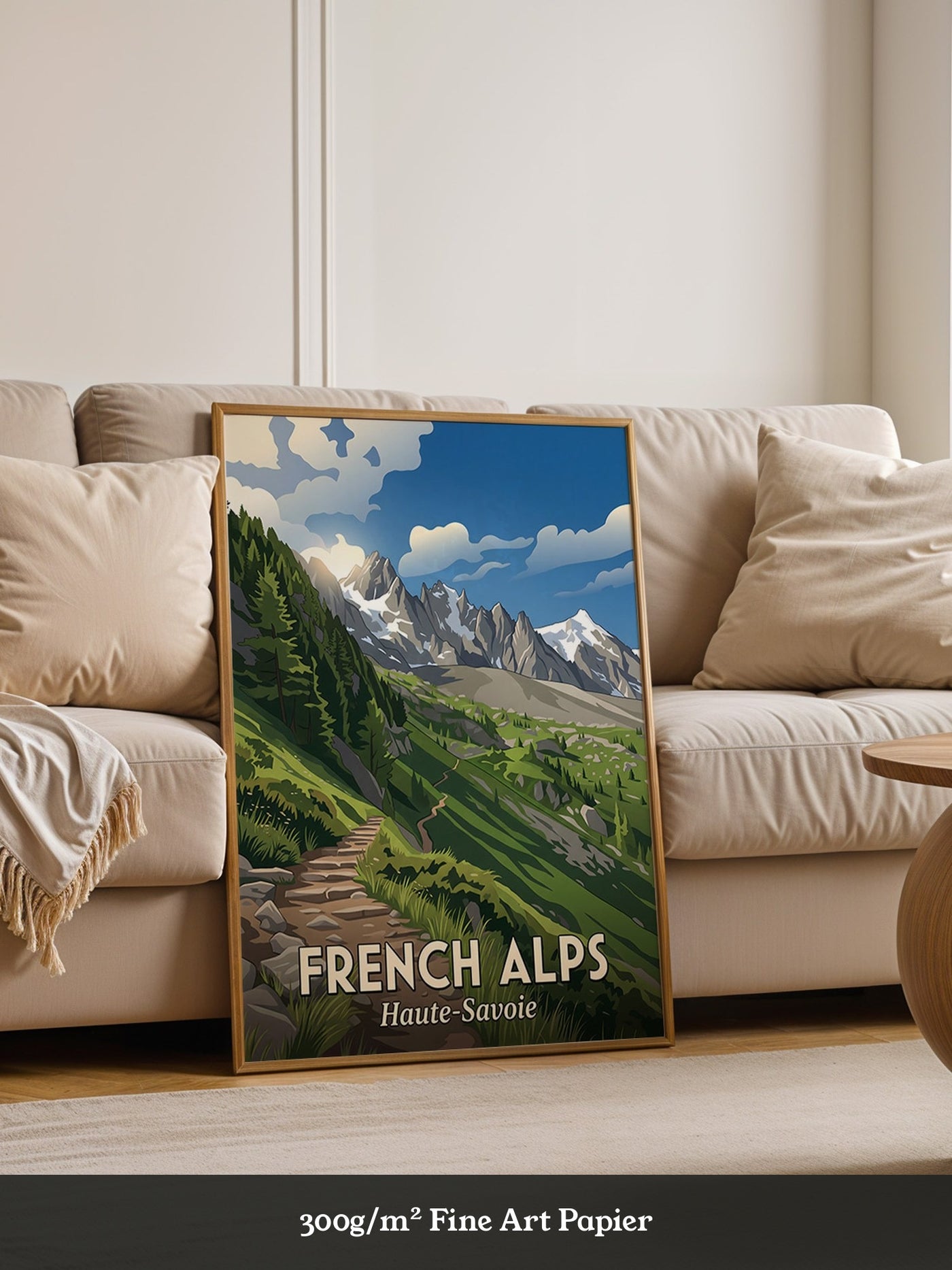 Französische Alpen Bergpfad