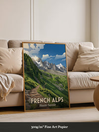 Französische Alpen Bergpfad