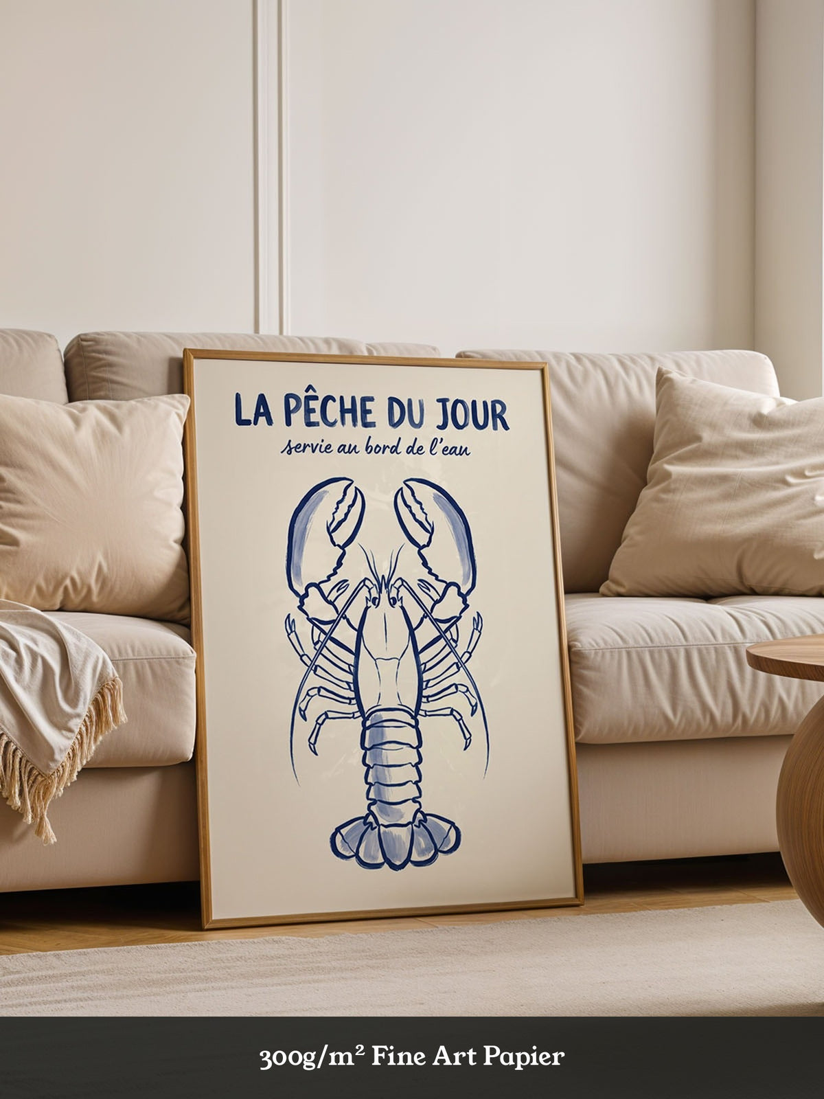 Hummer Illustration Blau