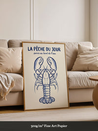 Hummer Illustration Blau