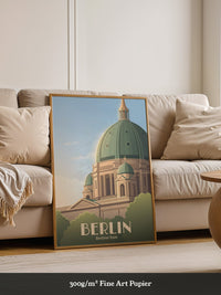 Berliner Dom Architekturpastell