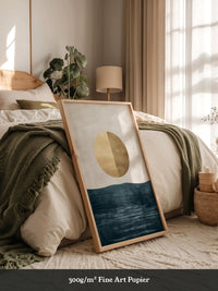 Goldene Sonne abstrakt Meer
