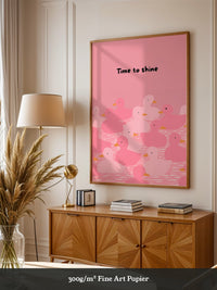 Enten Rosa Minimalistisch