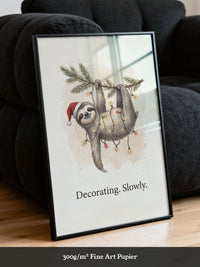 Weihnachtsfaultier Humor
