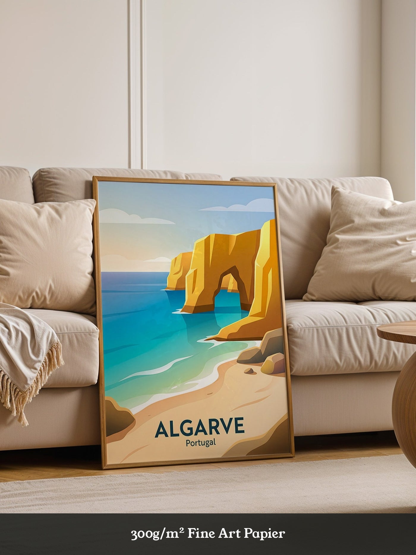 Algarve Küste Goldene Felsen