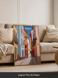 Sevilla Gasse Farben