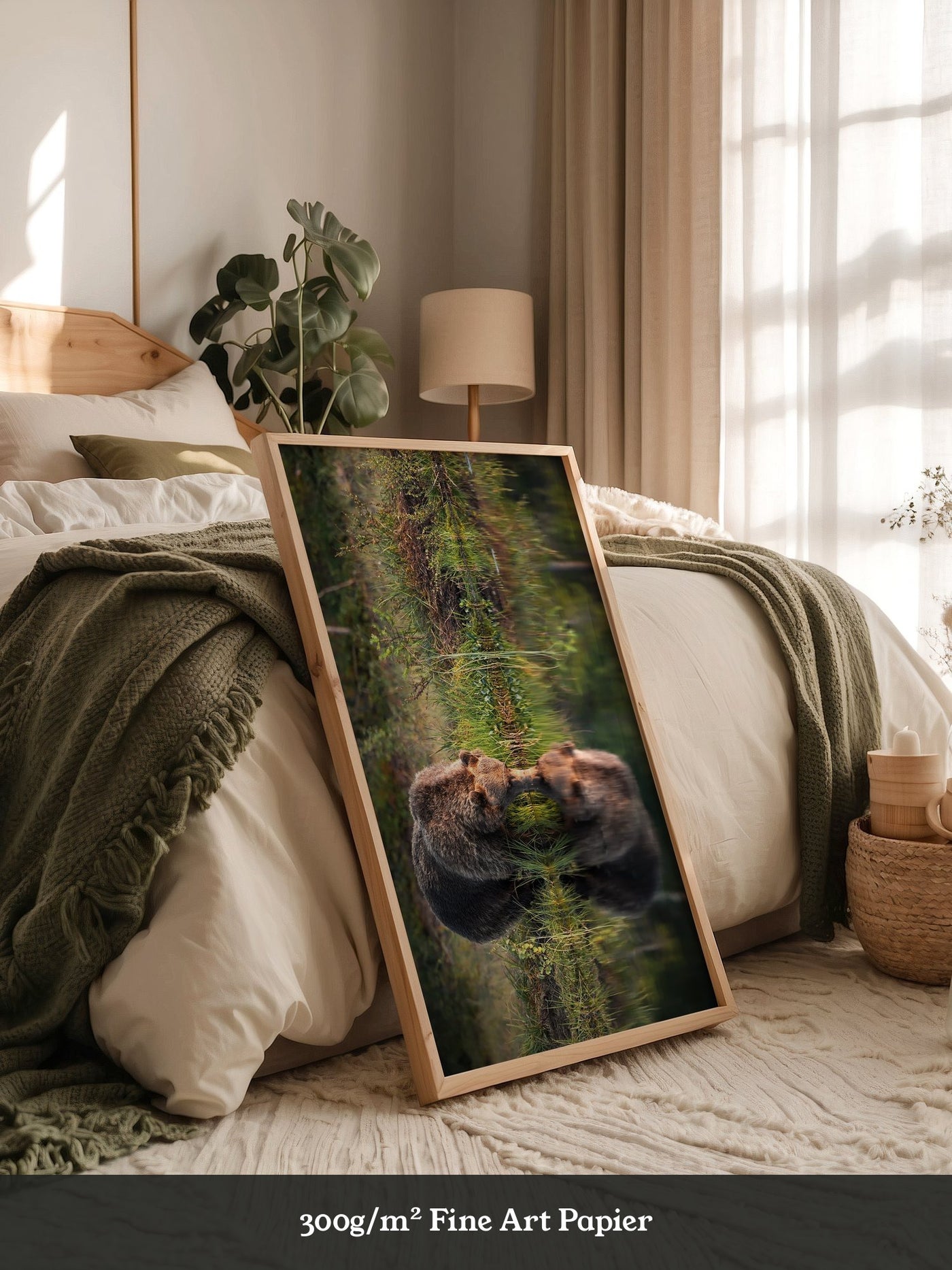 Bären Spiegelung Naturkunst
