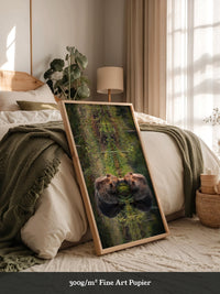 Bären Spiegelung Naturkunst