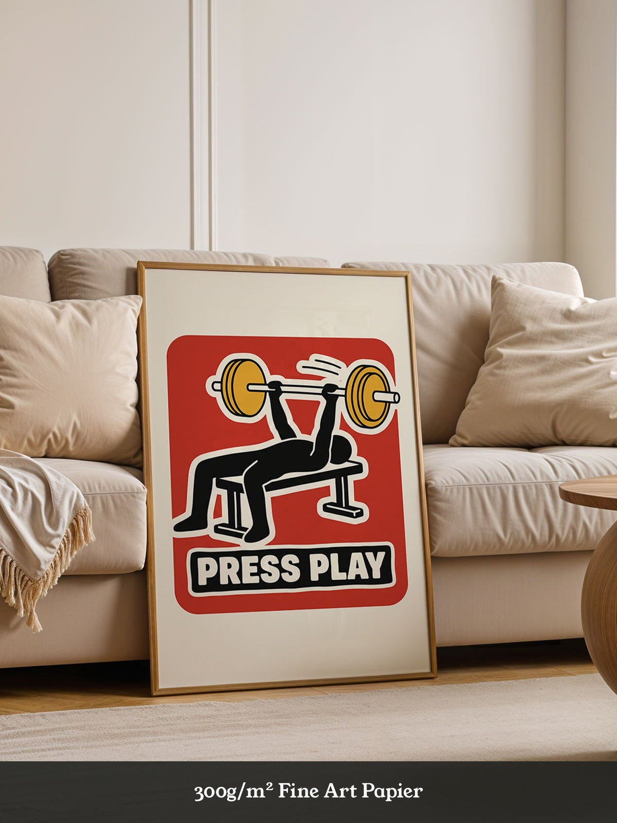 Press Play Kraftsport Illustration