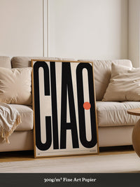 CIAO Schwarz Beige Kontrast