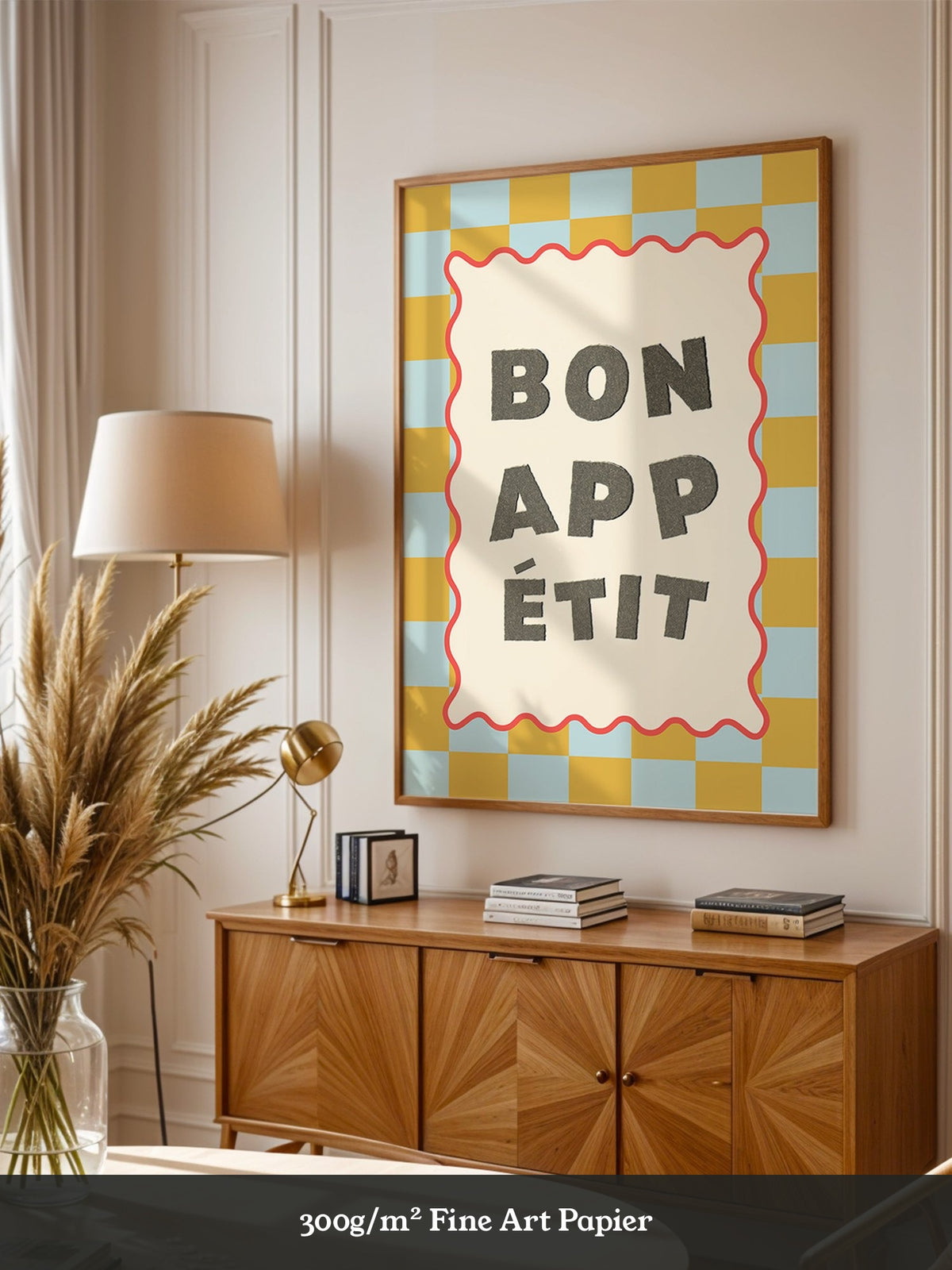Bon Appetit Karomuster Retro