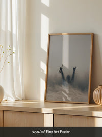 Nebel Silhouette Flasche Stimmung