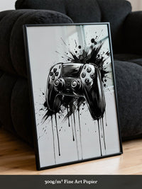 Gaming Controller Splash Art