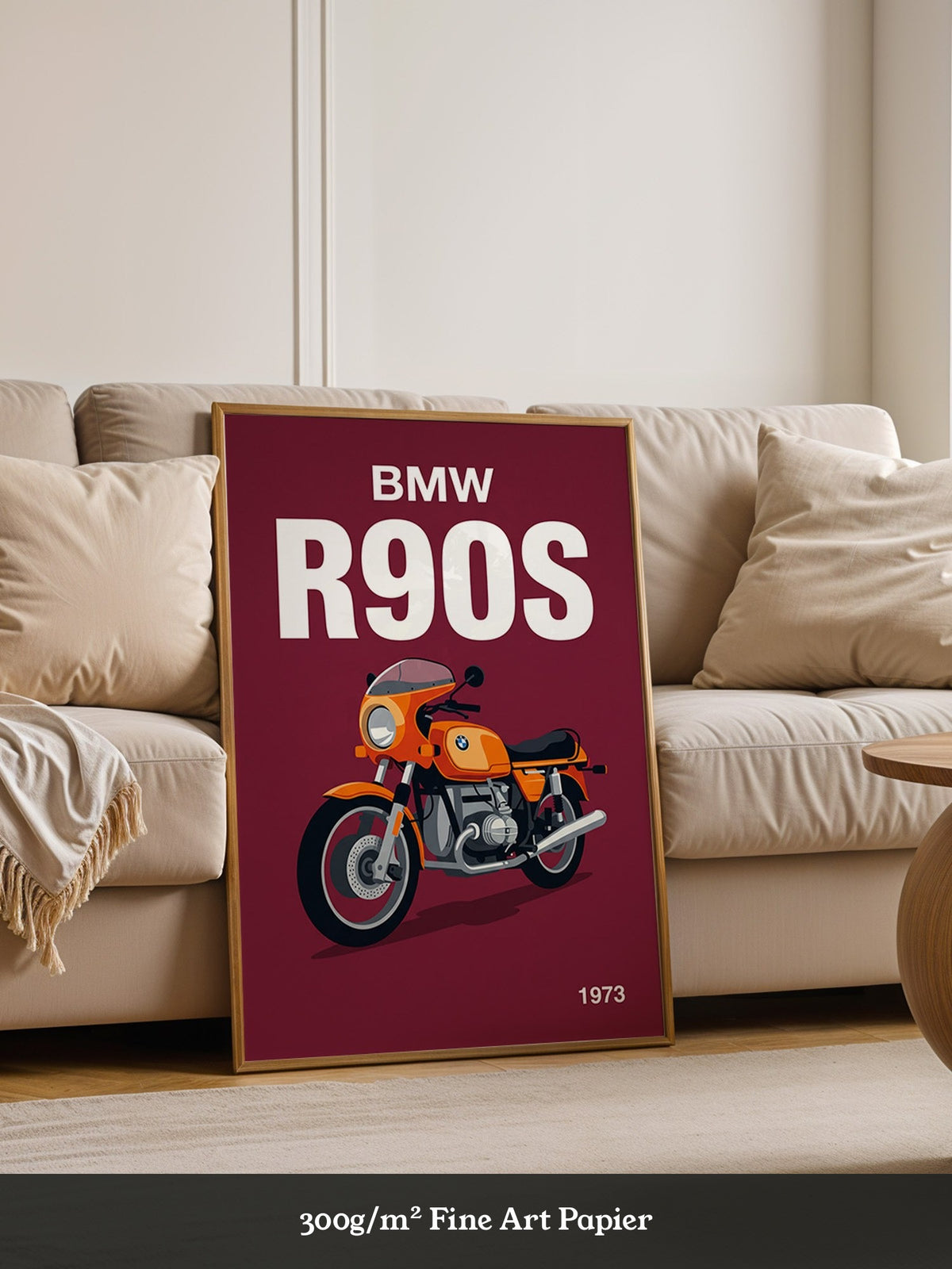 BMW Motorrad Orange Retro-Design