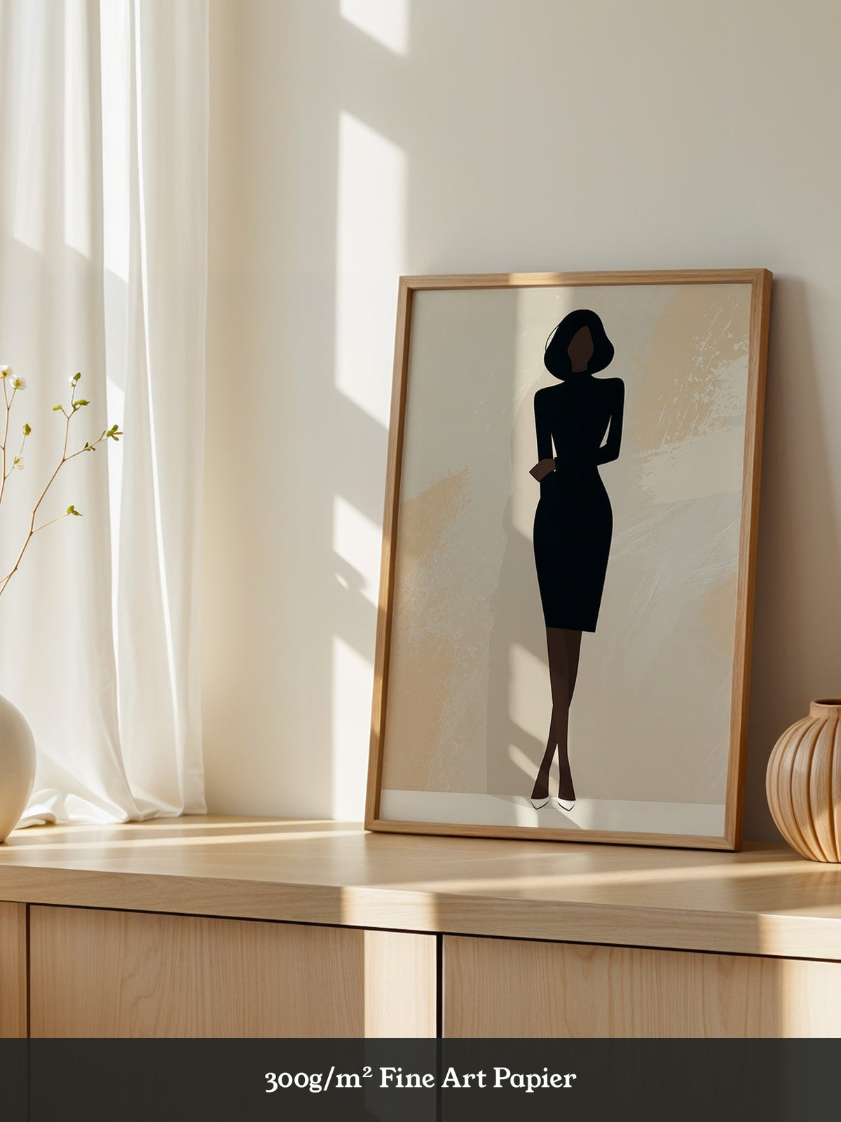 Elegante Silhouette Minimalistisch