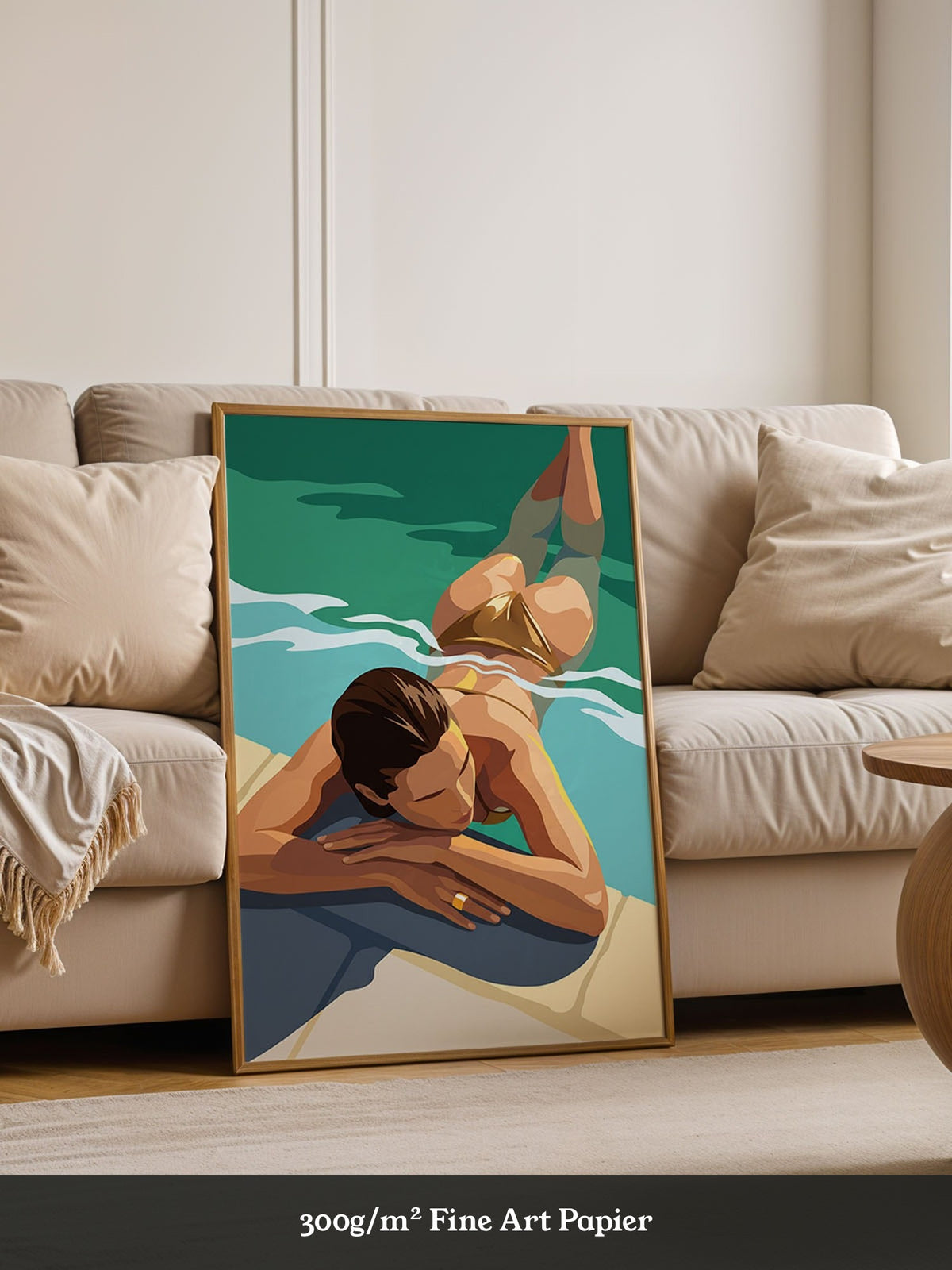 Entspannung Wasser Illustration