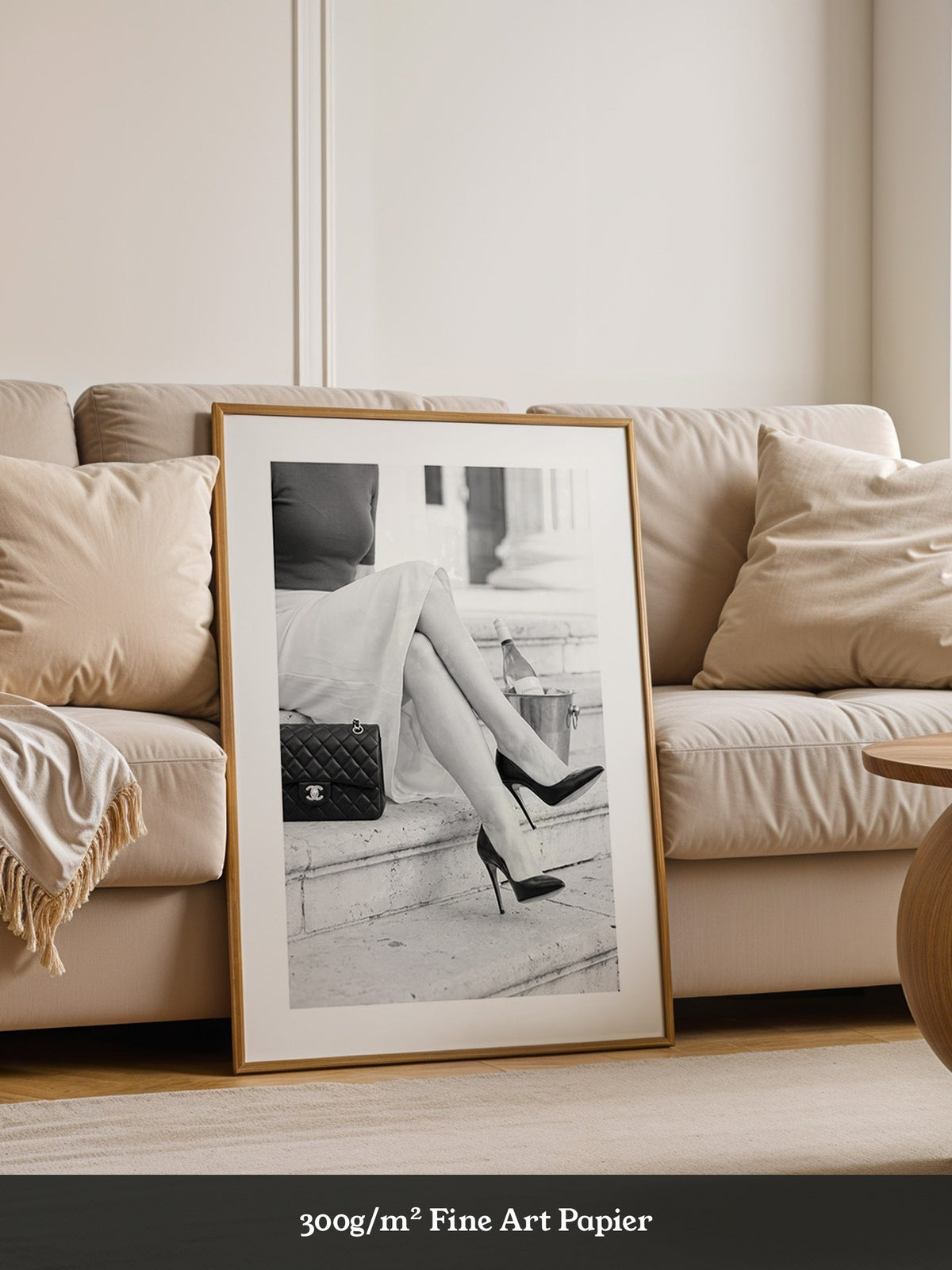 Elegant Frau Beine Retro Stil
