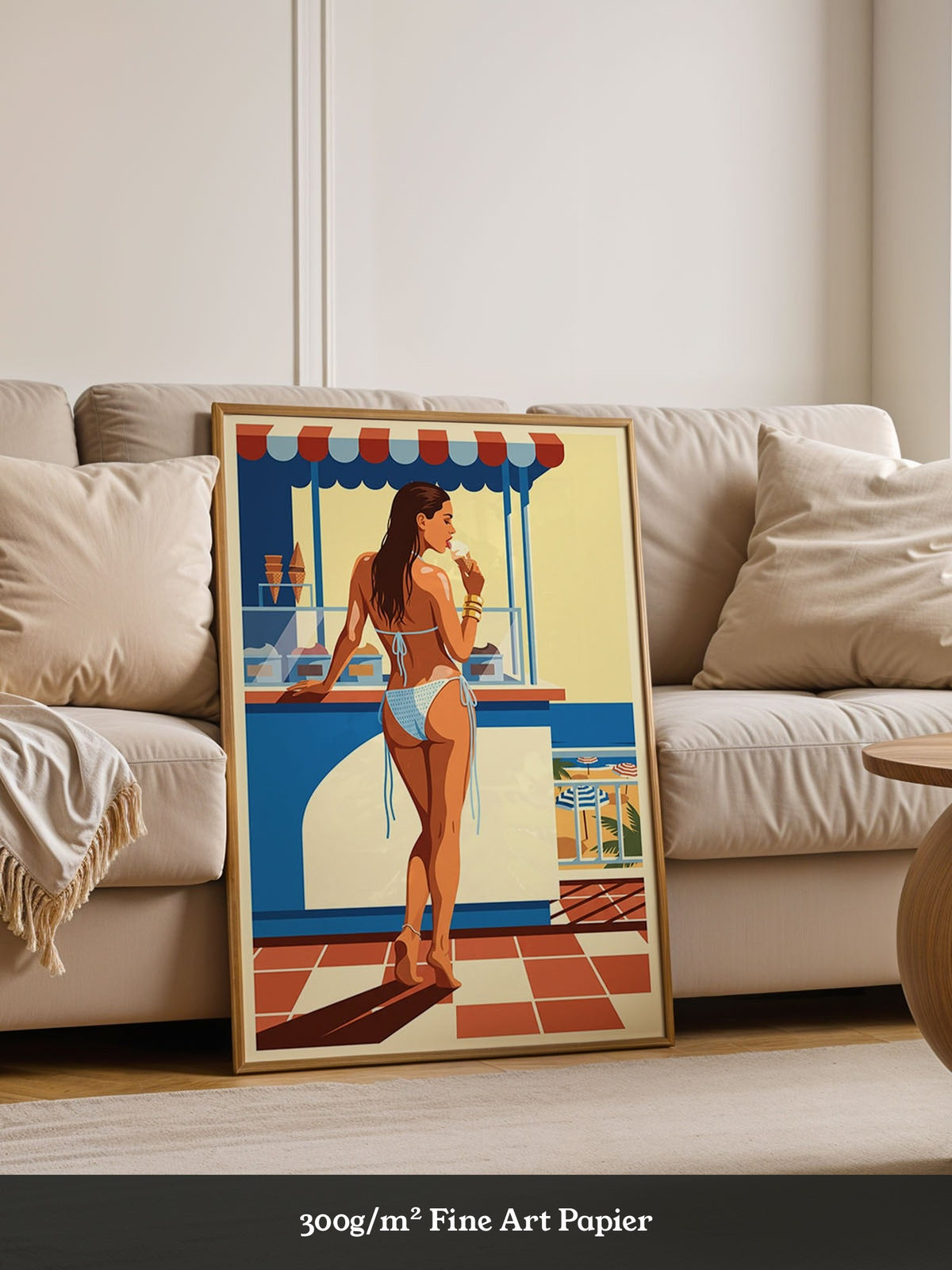 Strand Eiscreme Vintage