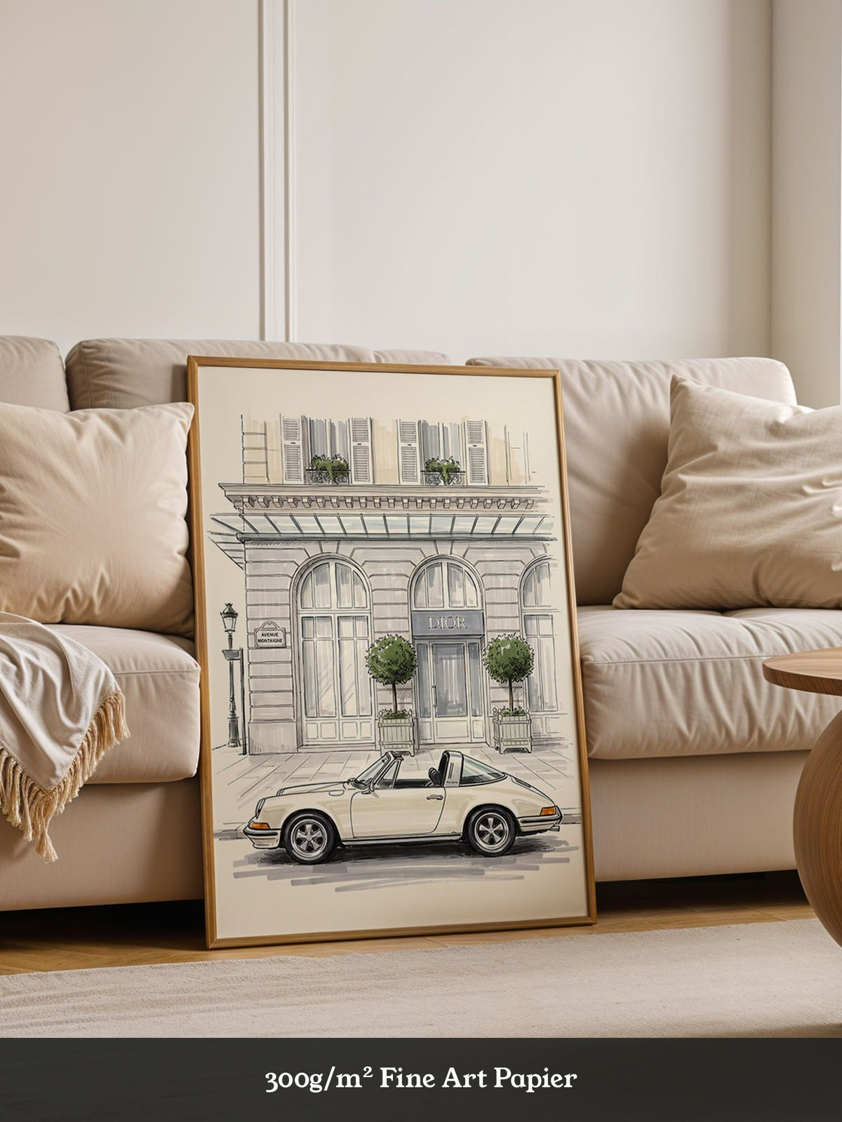 Elfer Cabrio Paris Straße
