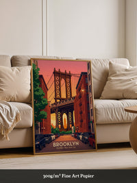 Brooklyn Abenddämmerung Perspektive