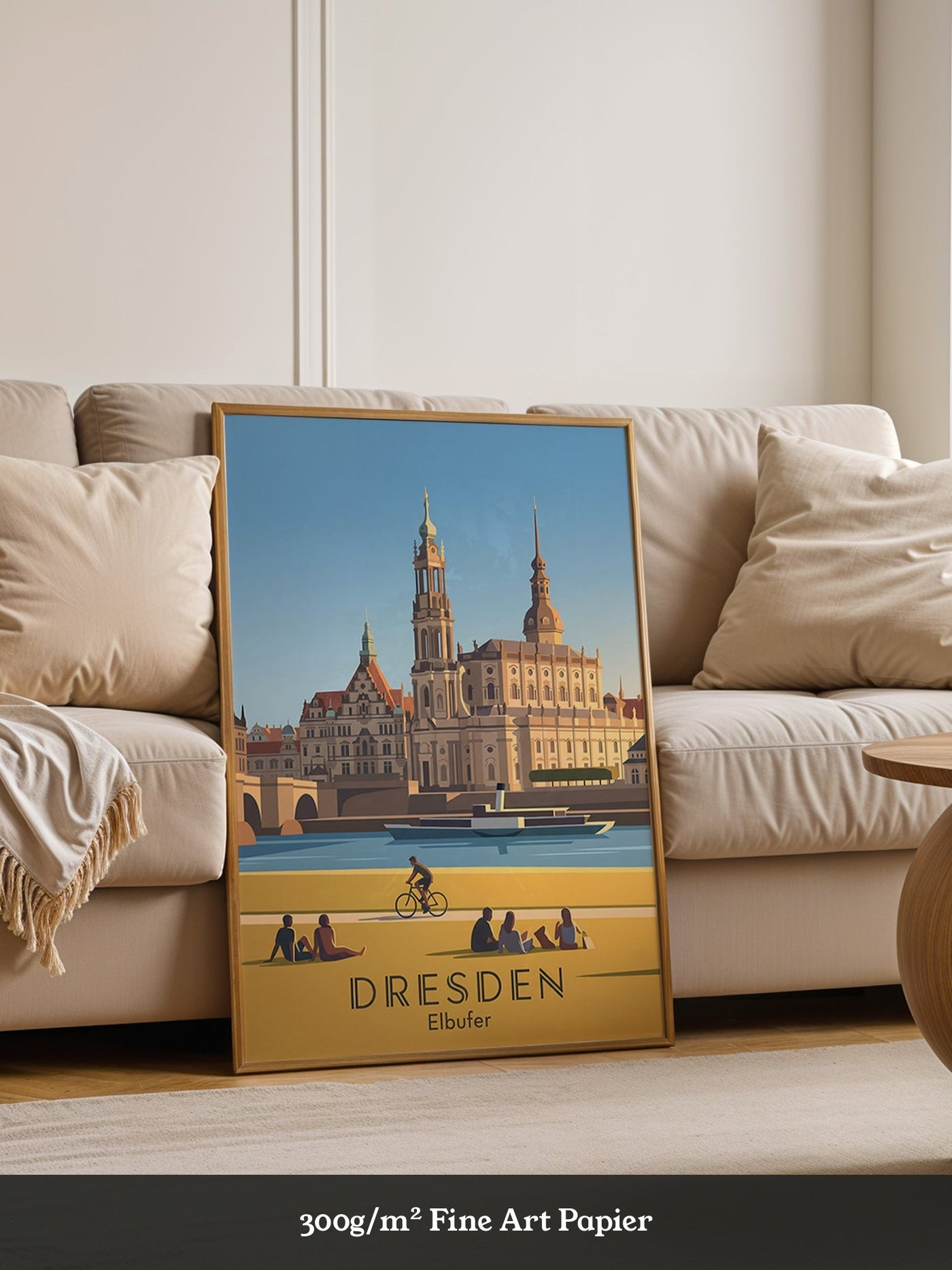 Dresden Altstadt Uferstimmung
