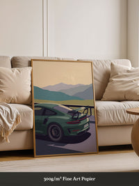Sportwagen Berglandschaft