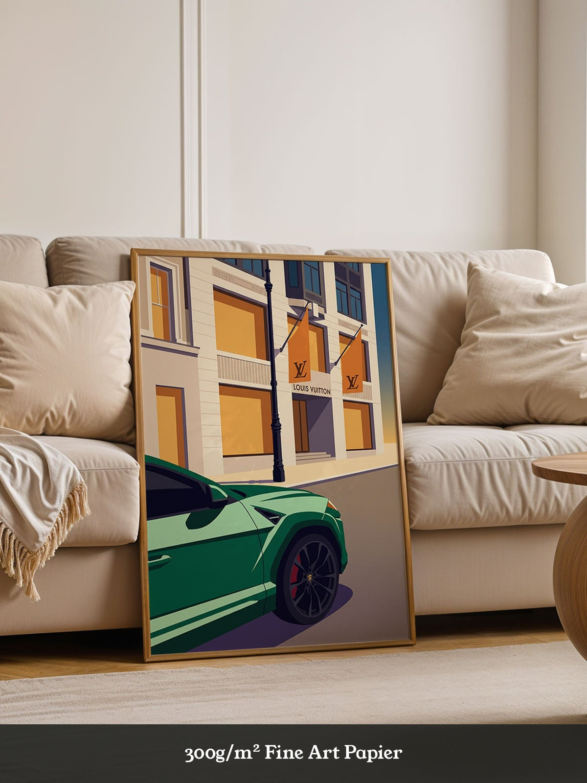 Sportwagen Grün Illustration