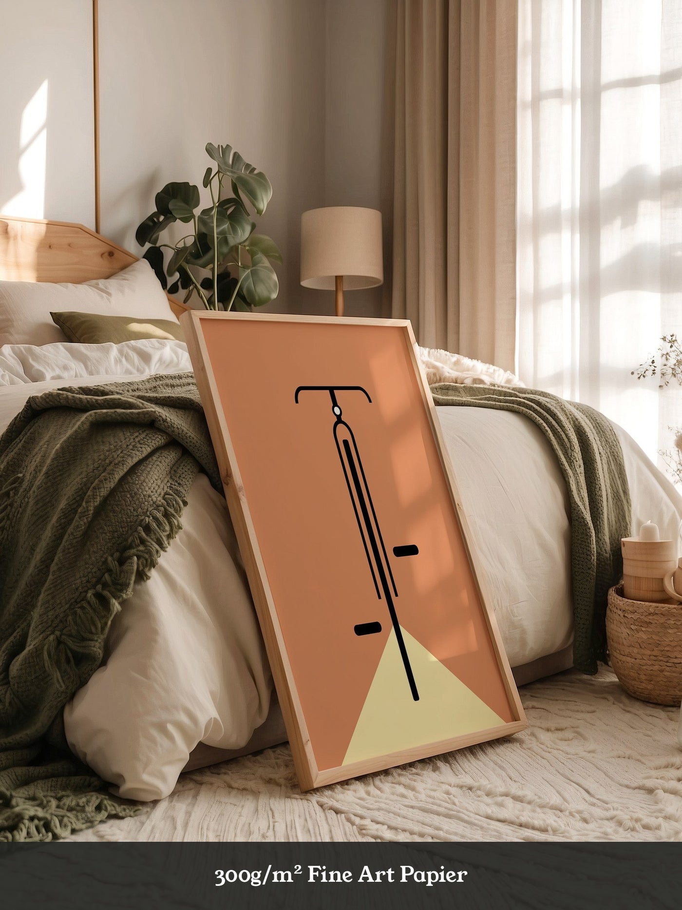 Fahrrad minimalistisch Grafik