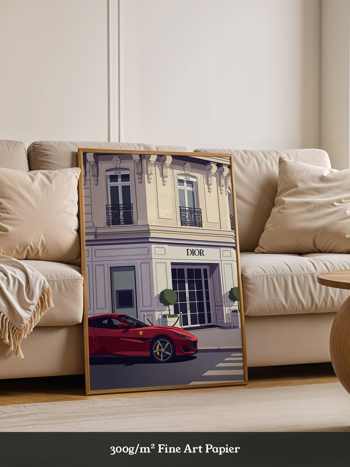 Roter Sportwagen Luxus Illustration