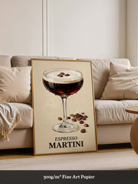 Espresso Martini Vintage Art