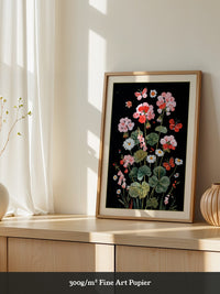 Blumen und Schmetterlinge Nachtfarben
