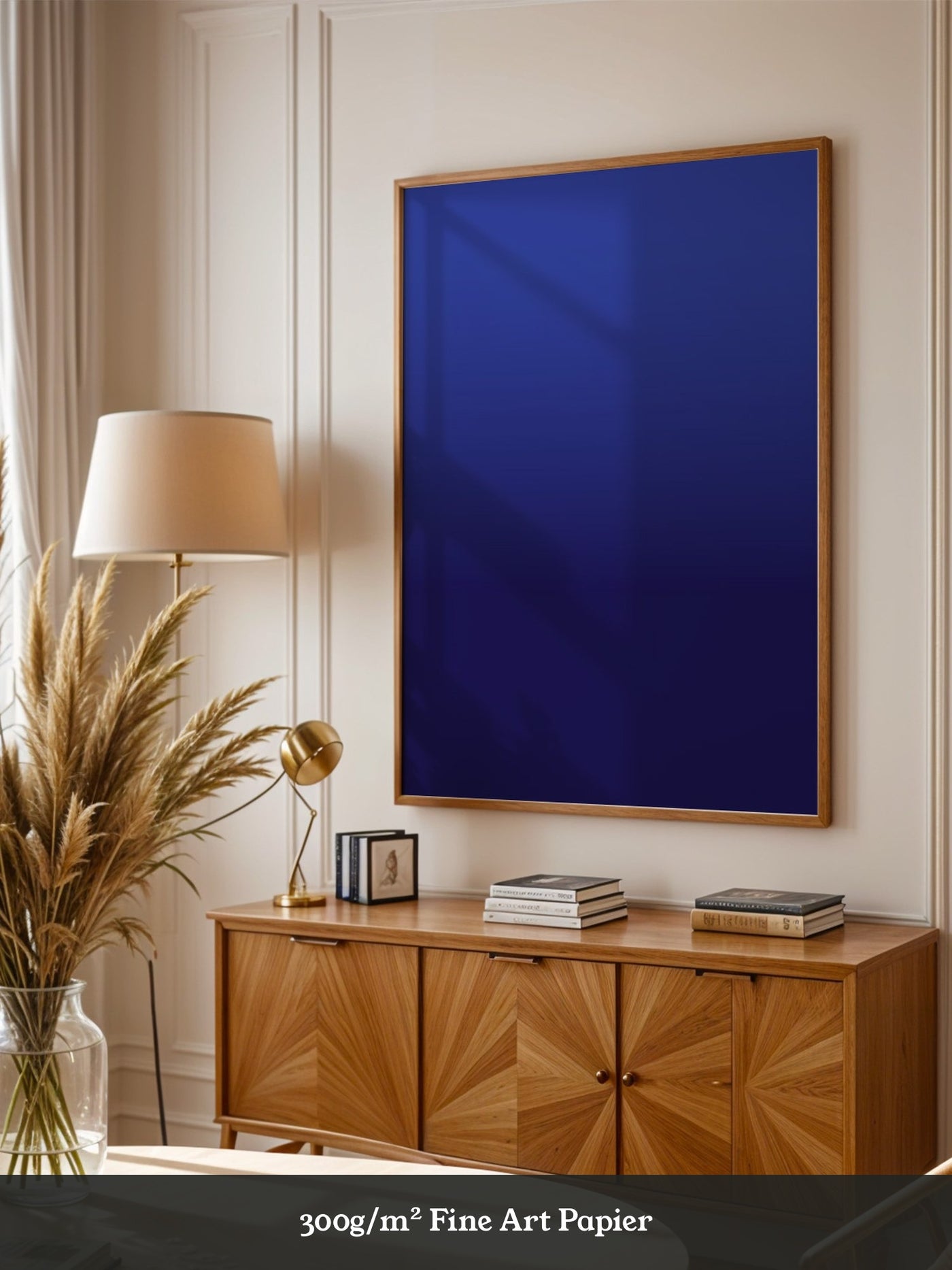 Blauer Farbverlauf minimalistisch