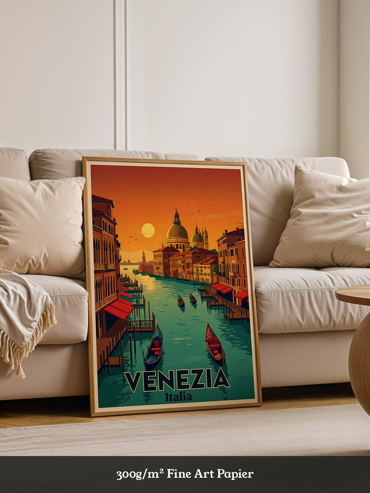Venedig Sonnenuntergang Retrofarben
